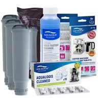 Akcesoria i części do ekspresów do kawy - Zestaw Krups filtr KRUPS F08801 3szt, Latteo 250ml, Decalc 6szt, Cleaneo 10 szt - miniaturka - grafika 1