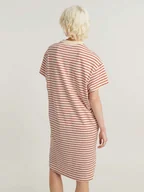 Sukienki - G-Star Sukienka w kolorze kremowo-czerwonym - miniaturka - grafika 1