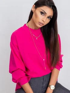 Fuksjowa bluza Twist-S/M - Bluzy damskie - miniaturka - grafika 1