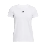 Koszulki i topy damskie - Damska Koszulka z krótkim rękawem UNDER ARMOUR OFF CAMPUS CORE SS 1383648-100 – Biały - miniaturka - grafika 1