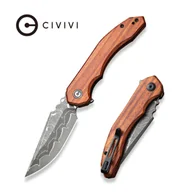 Noże - Nóż składany Civivi Bluetick Guibourtia Wood, Damascus by Bryan Montalvo (C23050-DS1) - miniaturka - grafika 1