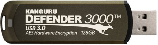 Emtec Pendrive Kanguru Defender 3000 - 64 GB - USB Type-A - 3.2 Gen 1 3.1 Gen 1 - Zaślepka - 38 g - Brązowy 2315831