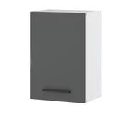 Meble kuchenne - Szafka Kuchenna Wisząca W40 BLANDE Biała Szara Mat - miniaturka - grafika 1