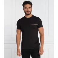 Koszulki męskie - Tommy Hilfiger T-shirt SMALL CHEST STRIPE MONOTYPE TEE | Slim Fit - miniaturka - grafika 1