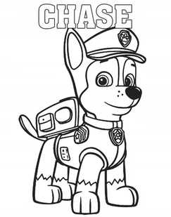 Naklejki na ścianę Naklejka KOLOROWANKA PSI PATROL SKY CHASE 30X40CM - Naklejki na ścianę - miniaturka - grafika 1