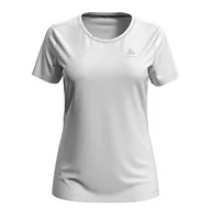 Koszulki i topy damskie - ODLO T-shirt damski S/S Crew Neck F-dry T-shirt biały biały XL 550761_10000_XL - miniaturka - grafika 1