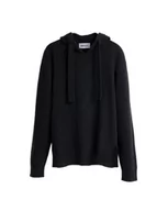 Bluzy męskie - Diana Studio, Męska bluza z dzianiny szara, wełna, długie rękawy, rozmiar L, regularny, Szary, L - miniaturka - grafika 1