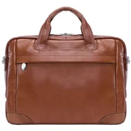 Torby na laptopy - McKlein Torba Bridgeport 17 cali Brązowy + Dogodne raty! - miniaturka - grafika 1