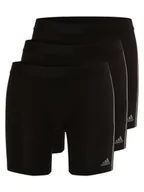 Majtki męskie - adidas Performance Obcisłe bokserki pakowane po 3 szt. Mężczyźni Bawełna czarny jednolity, S - miniaturka - grafika 1