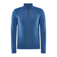 Bluzy sportowe męskie - Męska Bluza CRAFT CORE GAIN MIDLAYER M 1909496-337000 – Turkusowy - miniaturka - grafika 1