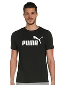 Koszulki męskie - PUMA PUMA Męska koszulka z logo Ess Puma Czarny XXL 586666 - miniaturka - grafika 1