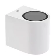 Lampy ogrodowe - Kinkiet biały zewnętrzny IP54 jednokierunkowy PARETE GU10 - miniaturka - grafika 1