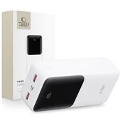 Powerbanki - Powerbank TECH-PROTECT PB03 30000 mAh 22.5W Biały - miniaturka - grafika 1