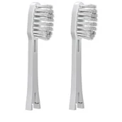 Końcówki do szczoteczek elektrycznych - Końcówki do sonicznej szczoteczki jonowej IONPA Home & Premium BIAŁE 2 szt. - miniaturka - grafika 1