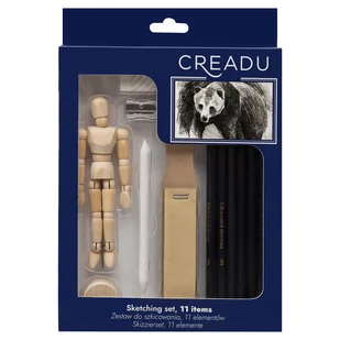 Creadu, Zestaw do szkicowania Manekin, 11 elementów - Pozostałe akcesoria dla plastyków - miniaturka - grafika 1