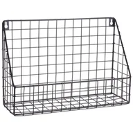 Półki łazienkowe - Home Styling Collection Półka metalowa LOFT ścienna kuchenna łazienkowa 530811 - miniaturka - grafika 1