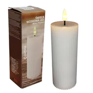 Świece - ŚWIECA WOSKOWA LED ŚWIECZKA NA BATERIE OZDOBA Z EFEKTEM PŁOMIENIA 12,5 CM - miniaturka - grafika 1