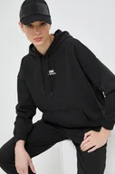 Bluzy damskie - Helly Hansen bluza damska kolor czarny z kapturem gładka - miniaturka - grafika 1