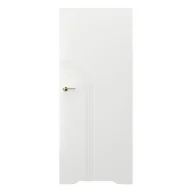 Drzwi wewnętrzne - Porta Drzwi wewnętrzne pełne Trim E białe 80 prawe - miniaturka - grafika 1