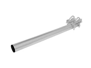 Uchwyt Sat Balkonowy Prosty, 1M, Z Cybantami. - Uchwyty i mocowania do anten satelitarnych - miniaturka - grafika 1