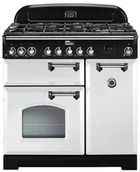 Kuchenki gazowo-elektryczne - Falcon Classic Deluxe 90 Biały chrom - miniaturka - grafika 1