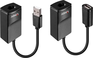 Adapter USB Lindy Adap Lindy 60m USB 1.1 Cat.6 Extender Basic - Adaptery i przejściówki - miniaturka - grafika 1