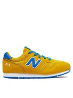 Buty dla chłopców - New Balance Sneakersy YC373AJ2 Żółty - miniaturka - grafika 1