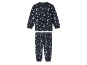 Śpiochy dla niemowląt - Lupilu Piżama welurowa niemowlęca Granatowy 74/80 - miniaturka - grafika 1