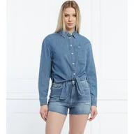 Koszule damskie - Tommy Jeans Koszula | Regular Fit - miniaturka - grafika 1
