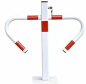 Wyposażenie miejsc publicznych - Blokada parkingowa składana MEWA 02/OF/Z - zamykana na klucz - miniaturka - grafika 1