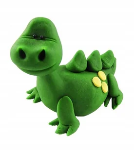 FIGURKA CUKROWA DEKORACJA URODZINY TORT DINOZAUR ozdoby na tort zielony - Dodatki do ciast w proszku - miniaturka - grafika 1