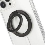 Pozostałe akcesoria do telefonów - Case-Mate Magnetic Ring Stand - Uchwyt MagSafe na palec z funkcją podstawki (Matte Black) - miniaturka - grafika 1