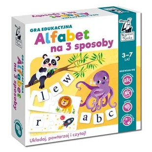 Kapitan Nauka Alfabet Na 3 Sposoby - Gry planszowe - miniaturka - grafika 1