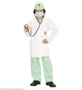Widmann Doctor  enfants Costume de déguisement, 128, wielokolorowa W0004-S - Stroje karnawałowe - miniaturka - grafika 1