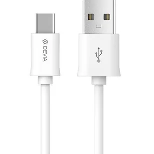 Devia Kabel DEVIA USB Typ C biały - Kable USB - miniaturka - grafika 1