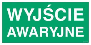 AC006 WYJŚCIE AWARYJNE, TS - PŁYTA TD FOTOLUMINESCENCYJNA; (800X400MM) - Systemy ekspozycyjne i znaki informacyjne - miniaturka - grafika 1