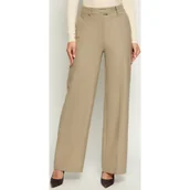 Spodnie damskie - Patrizia Pepe Spodnie | Loose fit | z dodatkiem wełny - miniaturka - grafika 1