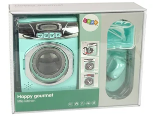 Zestaw Pralka Żelazko Wieszaki Miętowy - Zabawy w naśladowanie dorosłych - miniaturka - grafika 7