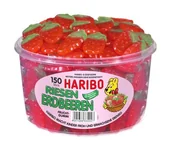 Żelki - Haribo, żelki o smaku truskawkowym Truskawki, 150 sztuk - miniaturka - grafika 1