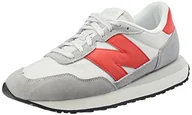 Trampki męskie - New Balance Męskie trampki 237, szare, rozmiar 12,5 UK, szary, 47.5 EU - miniaturka - grafika 1