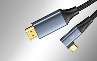 Kabel USB Typ C / HDMI / 4K / 2m Joyroom SY-20C1 (szary) - Kable - miniaturka - grafika 4
