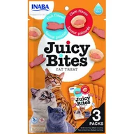 Przysmaki dla kotów - Inaba Inaba Juicy Bites Wilgotne Przysmaki dla Kota : Smak - Ryba i małże 3x11,3g - miniaturka - grafika 1