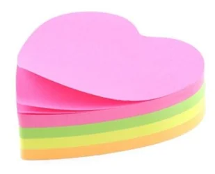 MP  PN817-02 HEART karteczki samoprzylepne 70x70mm 200k - Gadżety  do biura - miniaturka - grafika 1