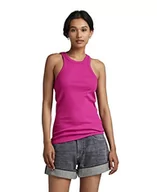 Koszulki i topy damskie - G-STAR RAW Women's Italian Army Ultra Slim Tank top, różowy (fuksja red D289-D609), XXS, różowy (Fukssia Red D289-d609), XXS - miniaturka - grafika 1