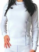 Koszulki sportowe damskie - PRO koszula z długim rękawem - damska .S .biały - miniaturka - grafika 1