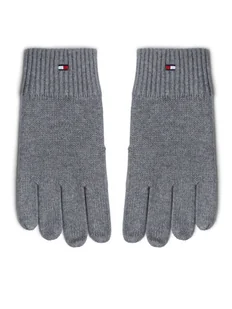 Tommy Hilfiger Rękawiczki Męskie Essentials AM0AM12845 Szary - Rękawiczki - miniaturka - grafika 1