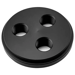 SINGULARITY COMPUTERS Potrójny port protium, dekiel dla Ausgleichsbehälter - Acetal, czarny - Dekielki do obiektywów - miniaturka - grafika 1