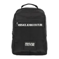 Plecaki - Versace Jeans Couture, rucksack backpack travel Czarny, male, - miniaturka - grafika 1