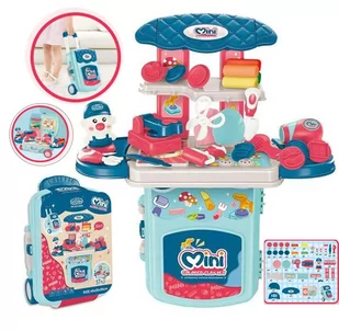 CIASTOLINA Mini Kuchnia 37 elementów WALIZKA na kółkach dla dzieci - Zabawki AGD - miniaturka - grafika 1