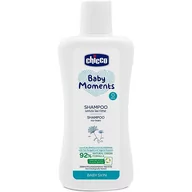 Kosmetyki kąpielowe dla dzieci - Chicco Baby Moments szampon dla dzieci do włosów 200 ml - miniaturka - grafika 1